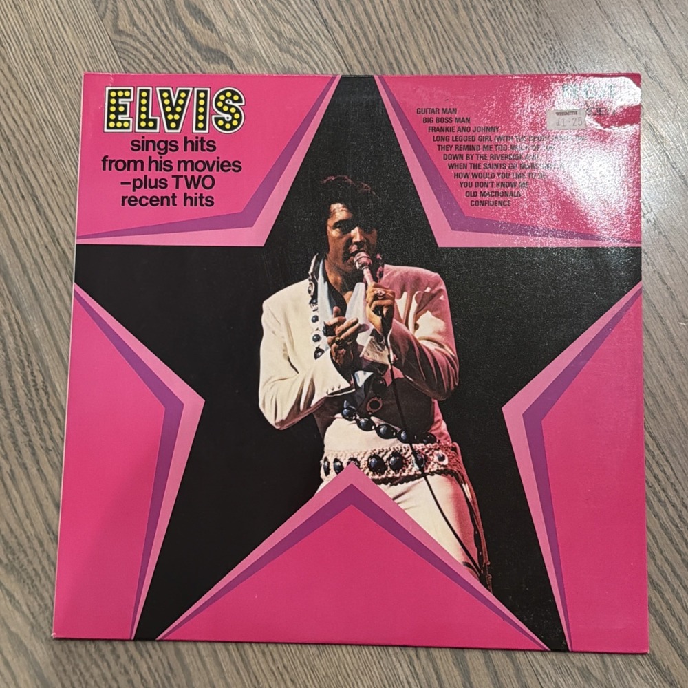 ELVIS PRESLEY Sings Hits‎ From His Movies CAS-2567  RCA VINYL VG Condition